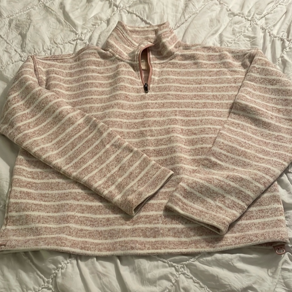 Partial zip sweatshirt